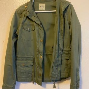 Juniors Army Green Combat Jacket